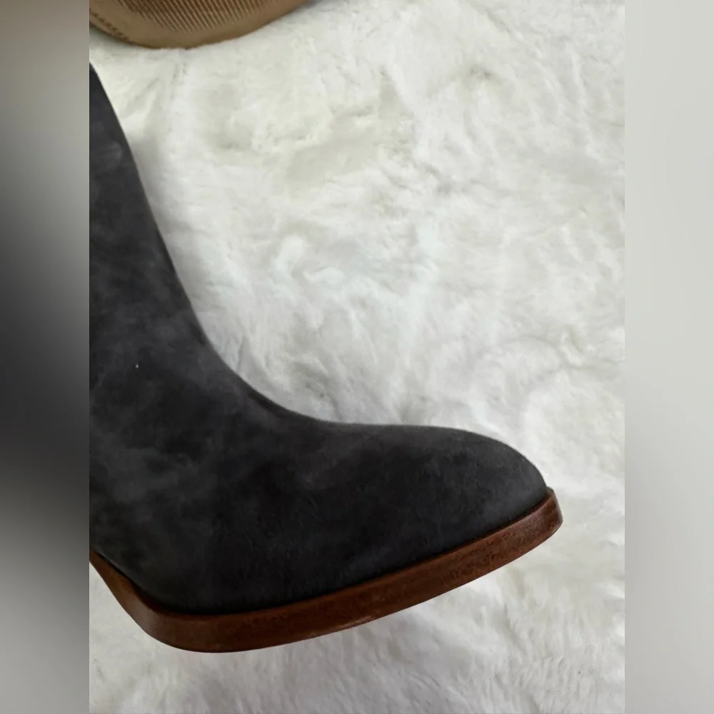 Alberto Fermani Charcoal Ankle Booties